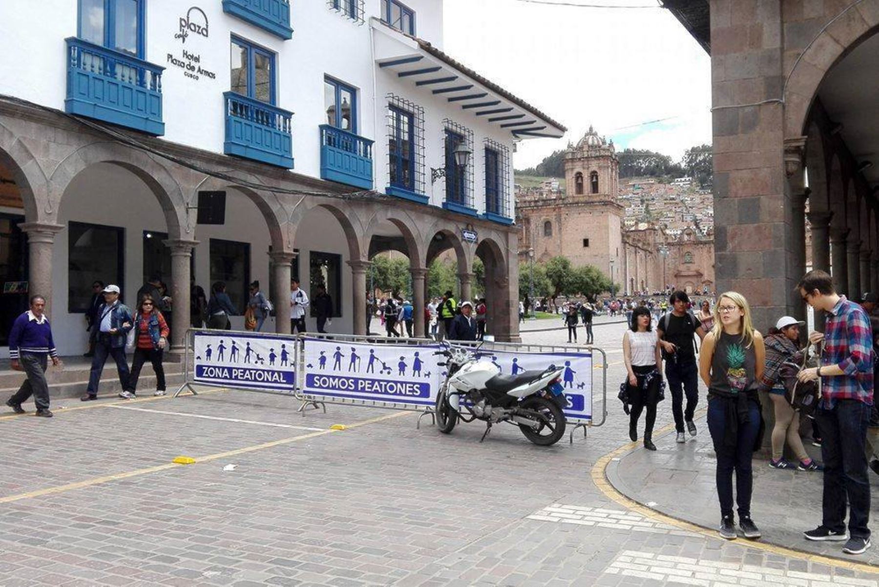 Municipalidad de Cusco peatonalizará más calles del centro histórico. ANDINA/Percy Hurtado