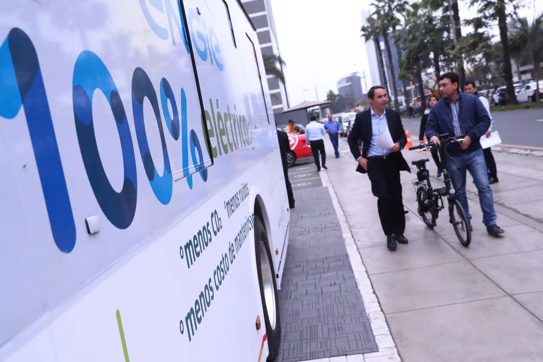 *Las personas interesadas podrán conocer el bus eléctrico y movilizarse en el mismo entre las 7:40 a.m. y las 5:00 p.m. Foto: ANDINA/Minem