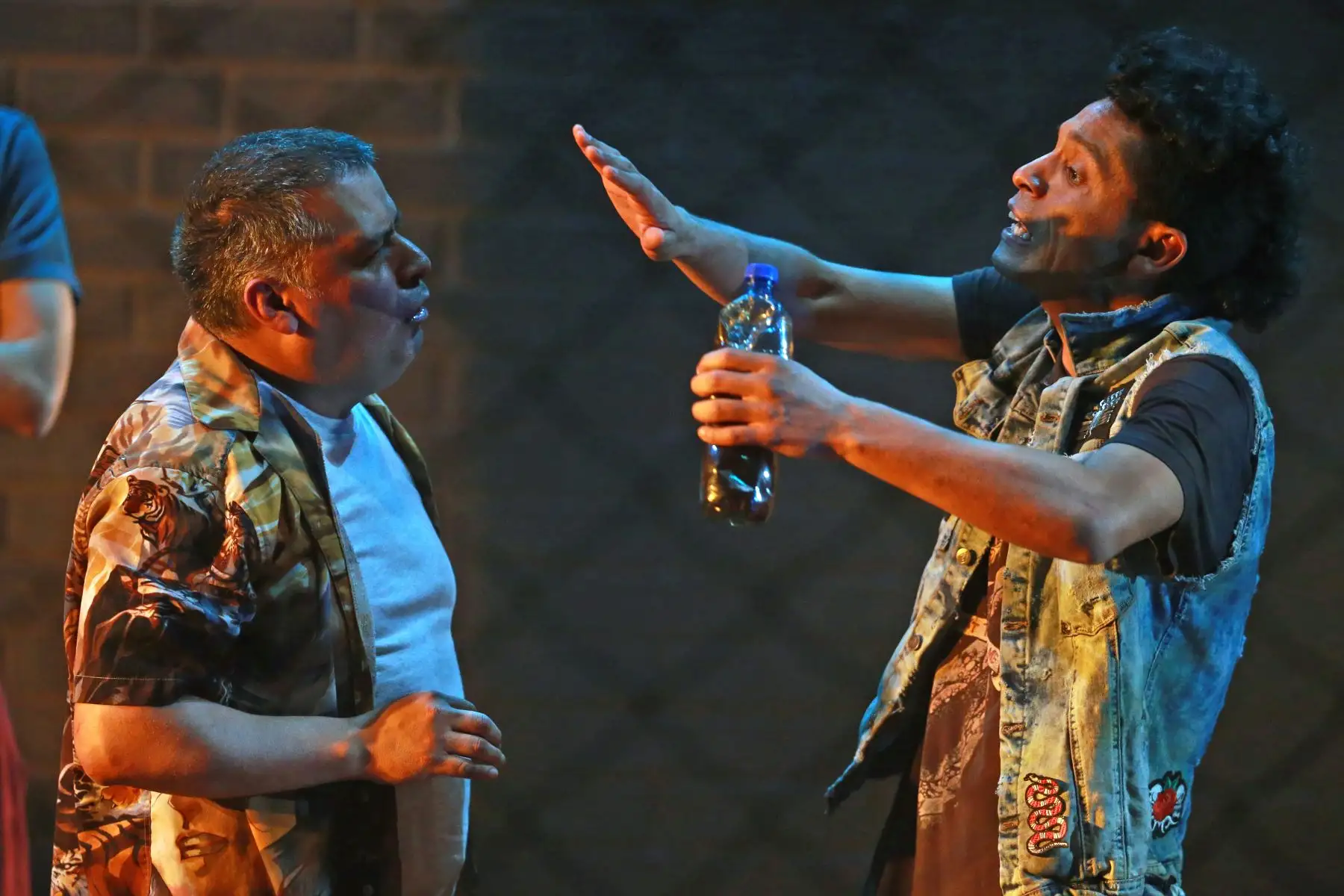 Hoy presentaron la obra teatral "Un misterio, una pasión", escrita por Aldo Miyashiro y que sube a las tablas en el Teatro La Plaza, bajo la dirección de Juan Carlos Fisher. Foto: ANDINA/Vidal Tarqui