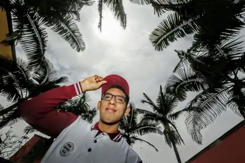 Diego tiene 17 años y es un lector voraz. Foto: ANDINA/Luis Iparraguirre