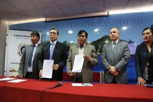 IGP y Gobierno Regional de Puno suscribieron convenio de cooperación.