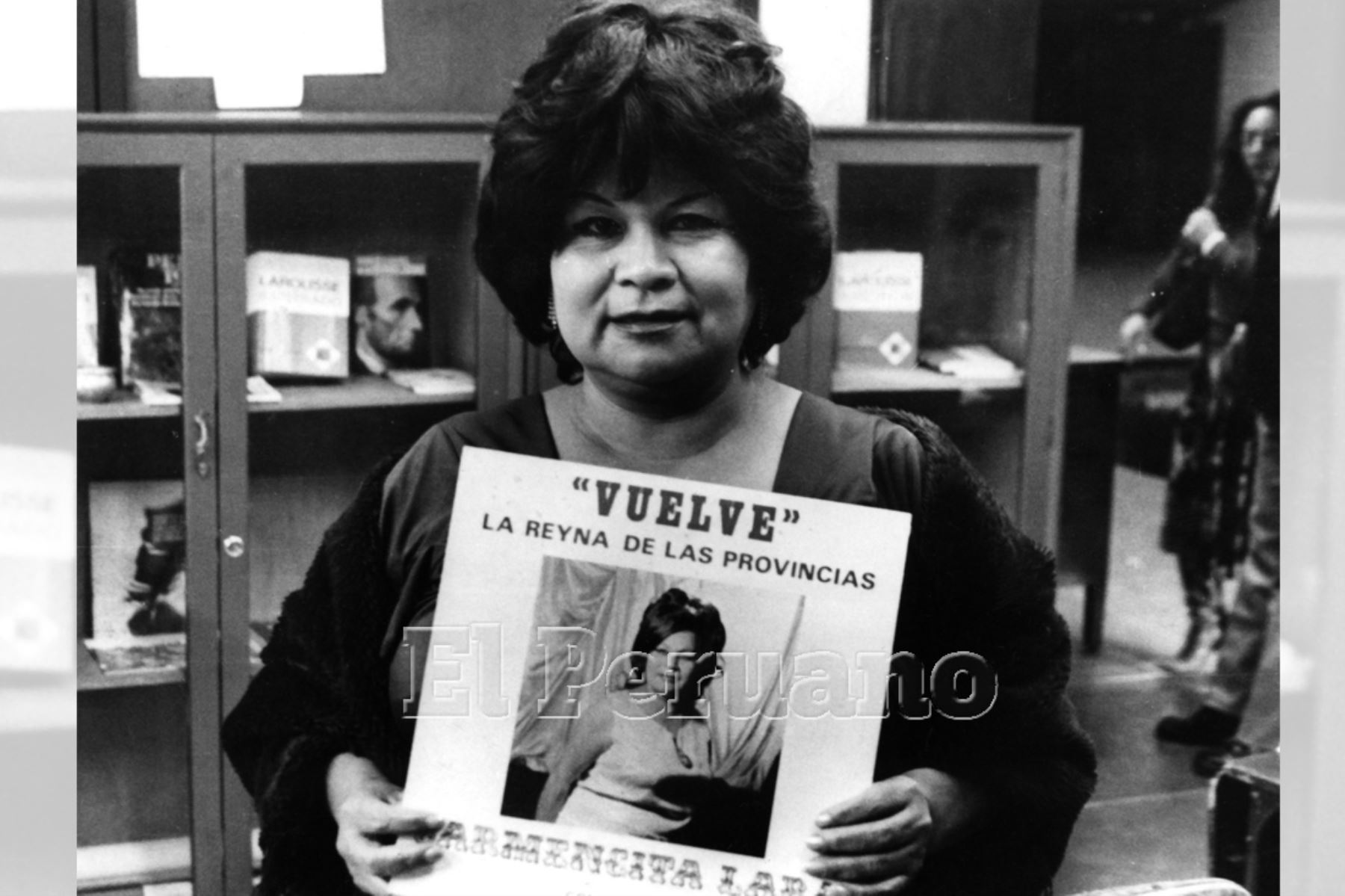 Entrevistas a Carmencita Lara (1981). Foto: Archivo Histórico de EL PERUANO / Leoncio Mariscal