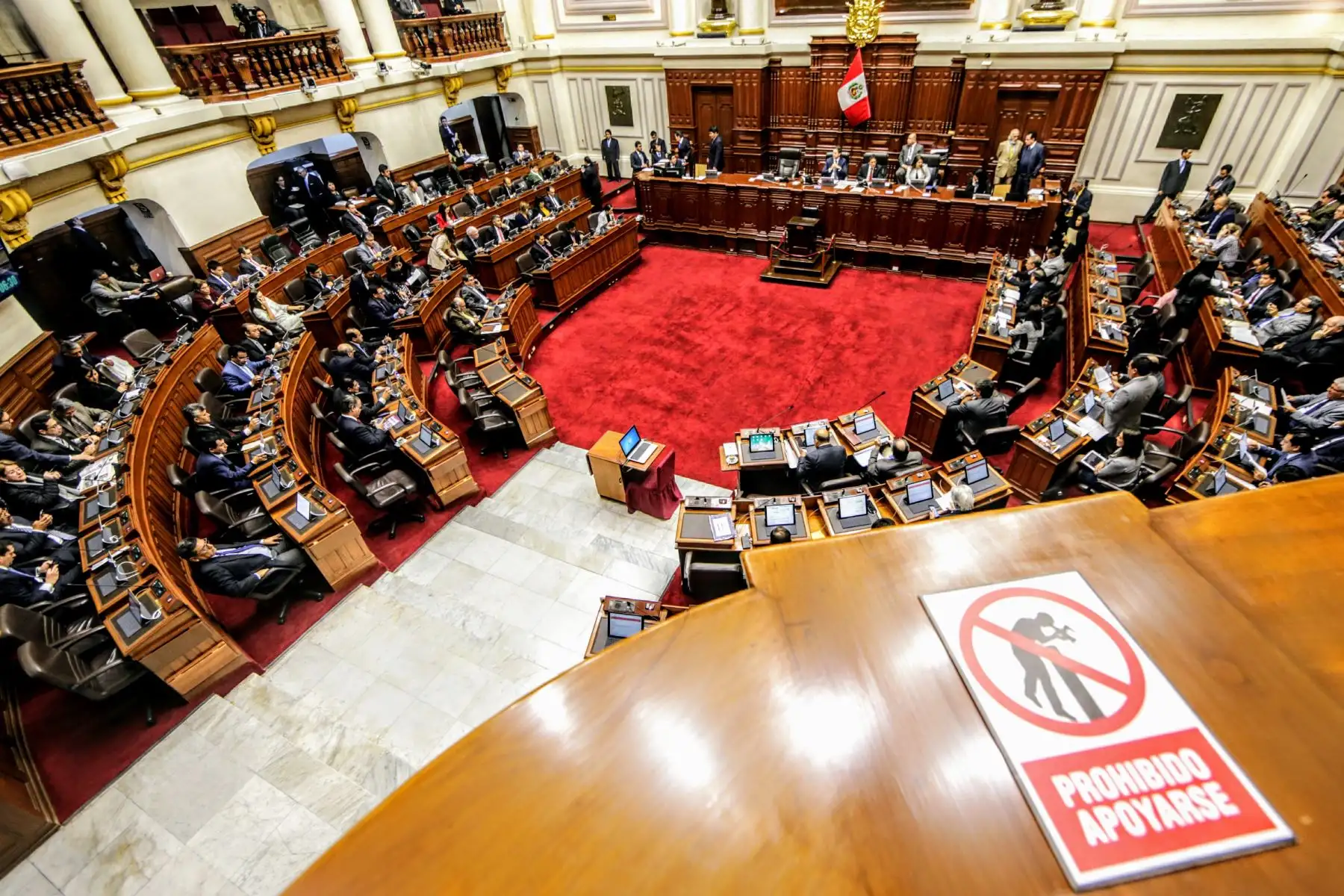 Sesión del Pleno del Congreso, debate reorganización de CNM. Foto: ANDINA/Luis Iparraguirre