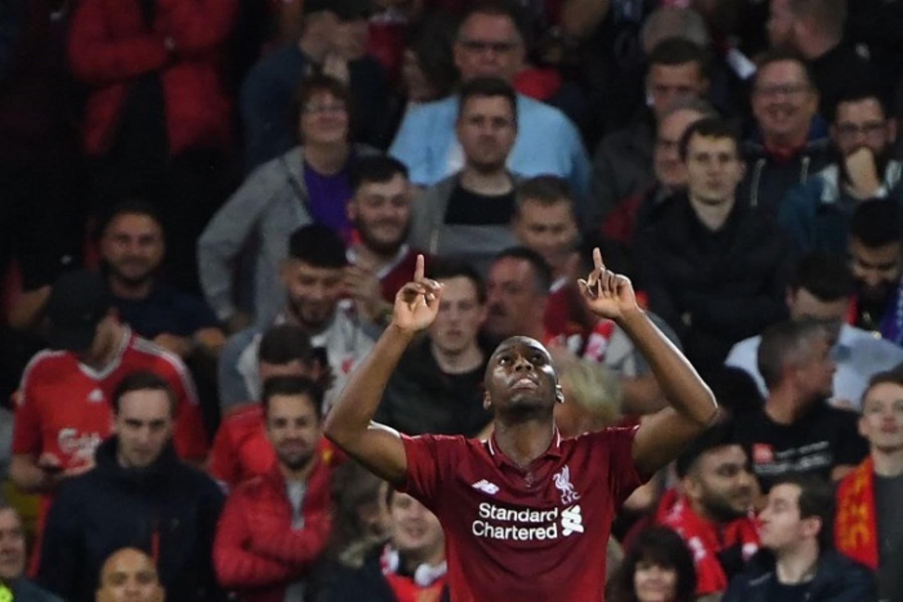 Daniel Sturridge celebra el gol de triunfo del Liverpool