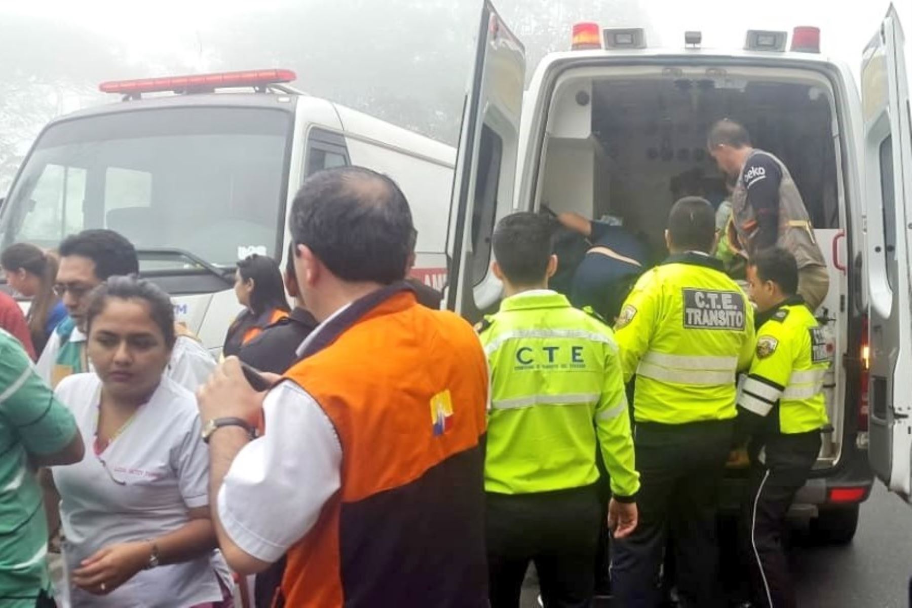 Fotografías de accidente en la provincia de El Oro, Ecuador Foto: @RosaLuzLM/Twitter