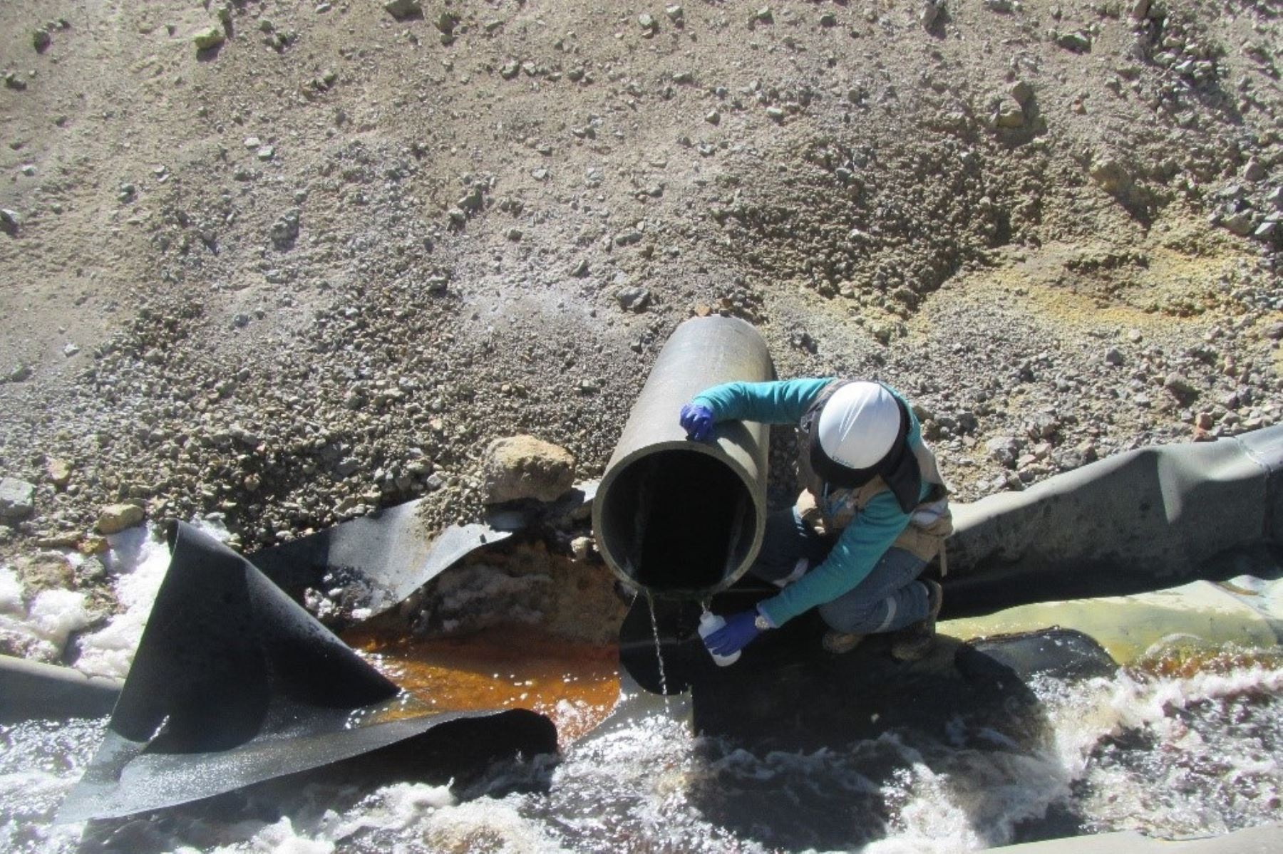 OEFA ordenó a minera remediar zona afectada por aguas ácidas en Moquegua. ANDINA/Difusión
