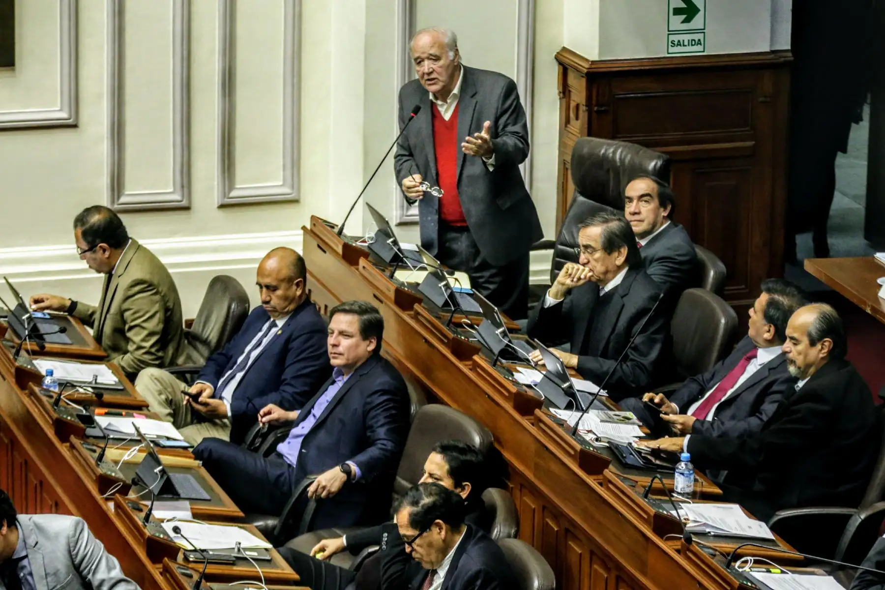 Congresistas debaten propuesta del ejecutivo sobre la Cuestión de Confianza. Foto: ANDINA/Luis Iparraguirre
