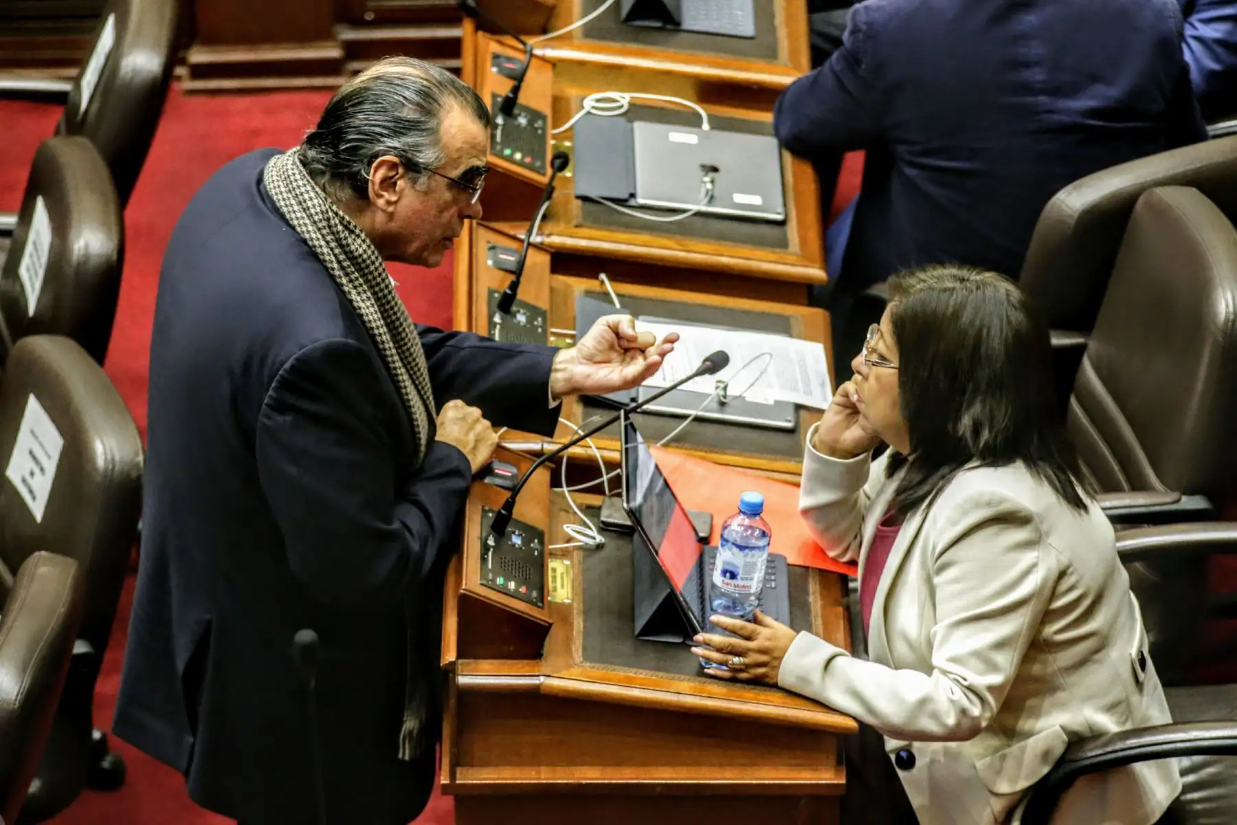 Congresistas debaten propuesta del ejecutivo sobre la Cuestión de Confianza. Foto: ANDINA/Luis Iparraguirre