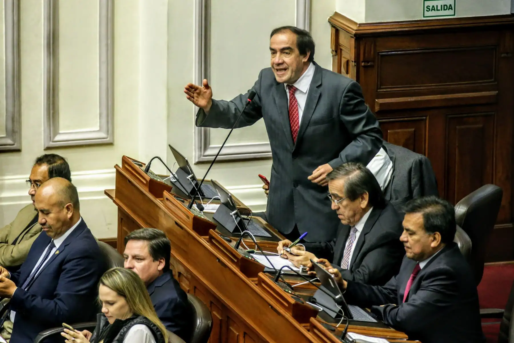 Congresistas debaten propuesta del ejecutivo sobre la Cuestión de Confianza. Foto: ANDINA/Luis Iparraguirre