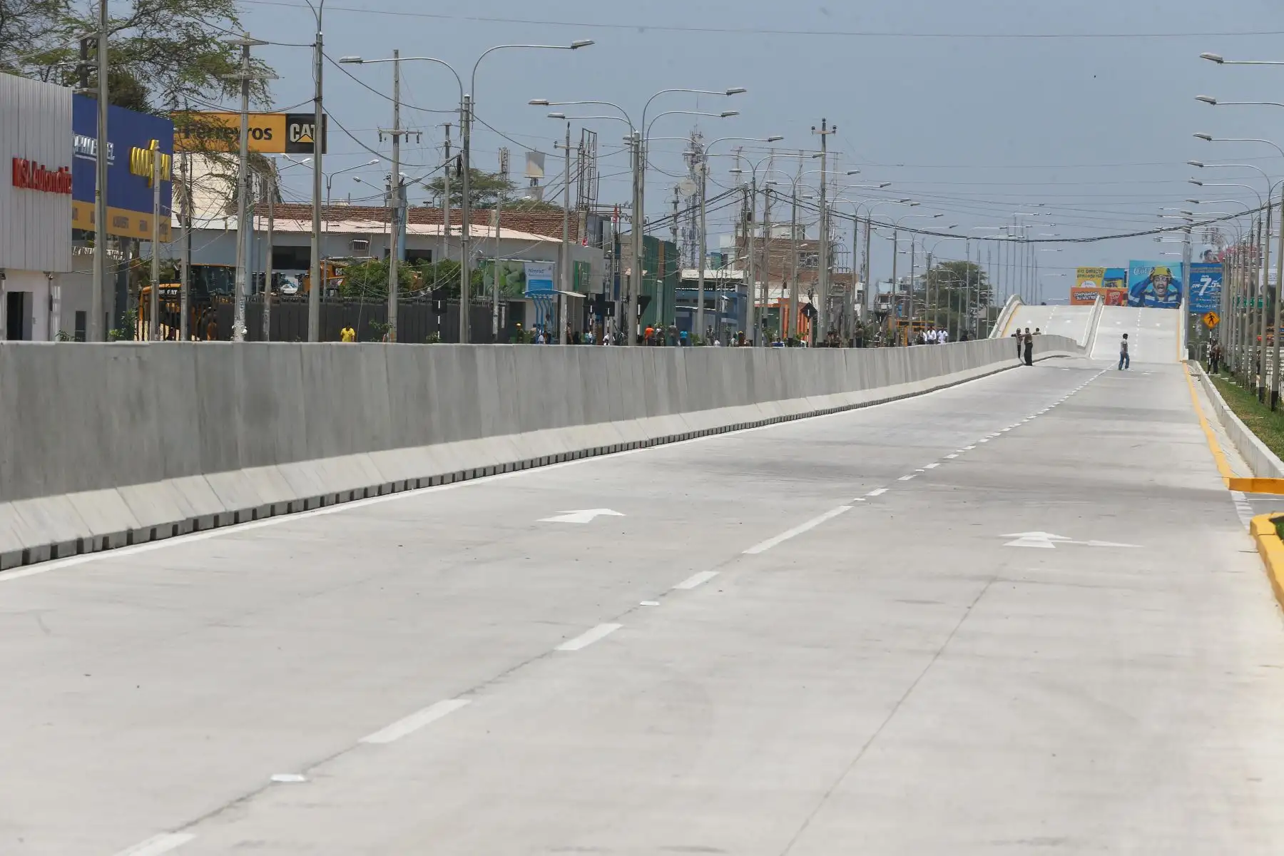 Jefe de Estado Martín Vizcarra inauguró obras de infraestructura vial en el distrito de Lancones, provincia de Sullana (Piura).Foto: ANDINA/Prensa Presidencia