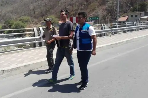Venezolano Elvys Rafael Carreño Velásquez, expulsado del país por alterar el orden público. Foto: Migraciones.