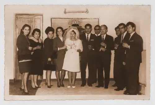 José María Arguedas, padrino de bodas. Foto: archivo particular de Ítalo Sifuentes.