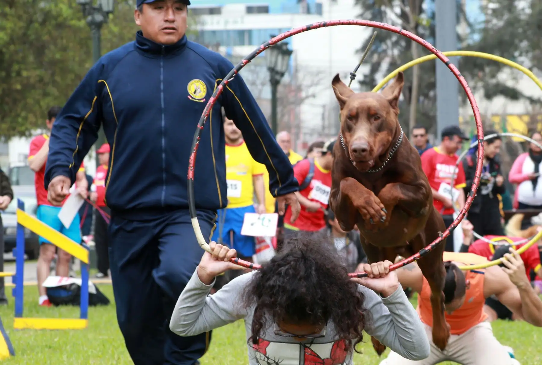 Los vecinos de Lima participaron hoy en la “Mascotón 2018”, con el propósito de promover el estilo de vida saludable a través del ejercicio, así como la interacción entre los ciudadanos y sus animales. Foto: ANDINA/Norman Córdova