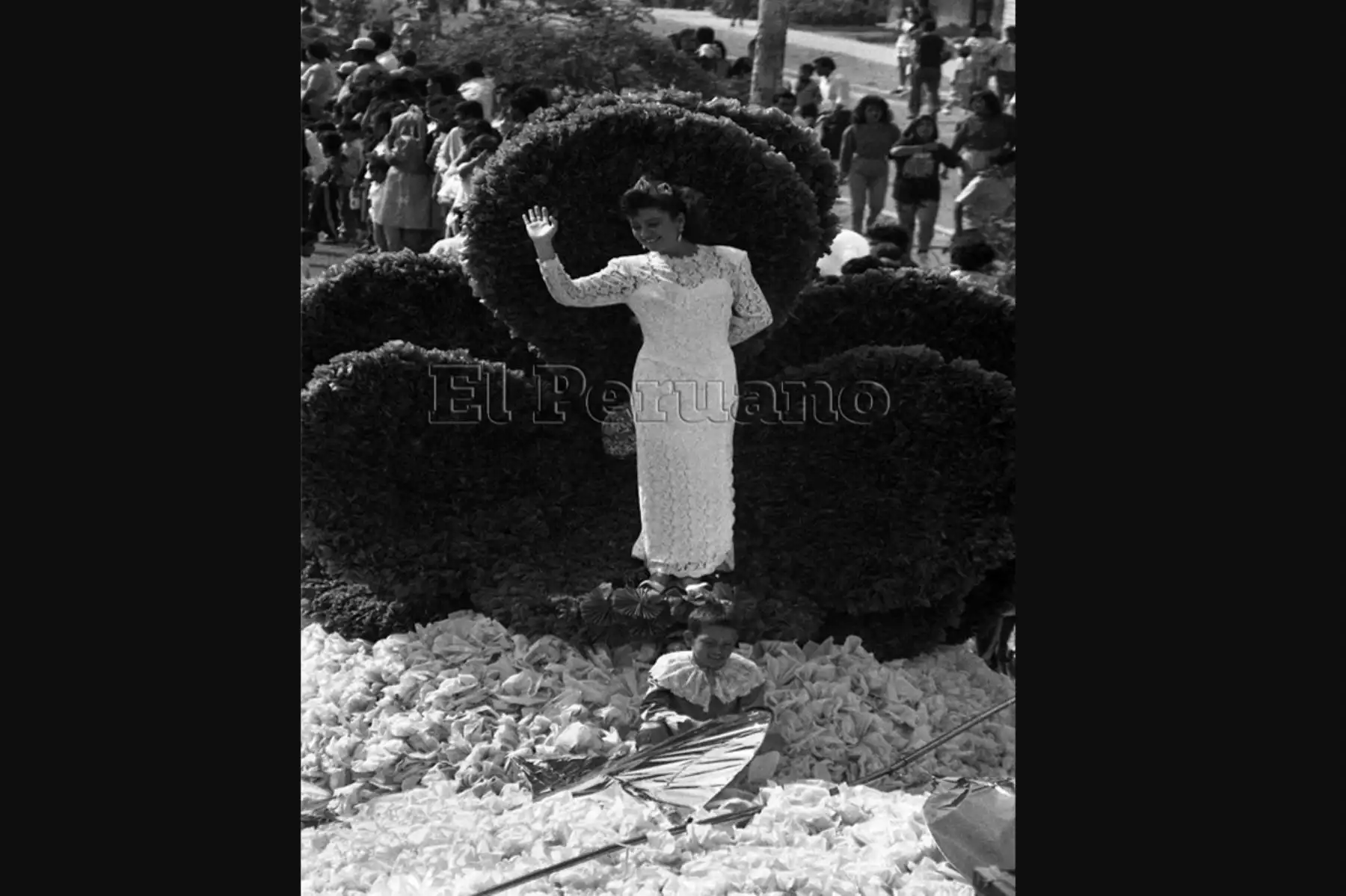 Trujillo - Celebración del Festival de la Primavera, realizado en la hermosa ciudad Liberteña (12 octubre 1992). Foto Diario EL PERUANO