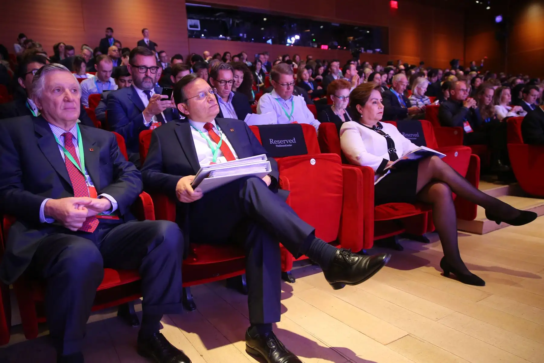 El presidente de la República, Martín Vizcarra, intervino en el segmento de Líderes del evento ‘La Semana del Clima’ que se llevó a cabo en la sede del New York Times, Estados Unidos. Foto: ANDINA/Juan Carlos Guzman/Prensa Presidencia