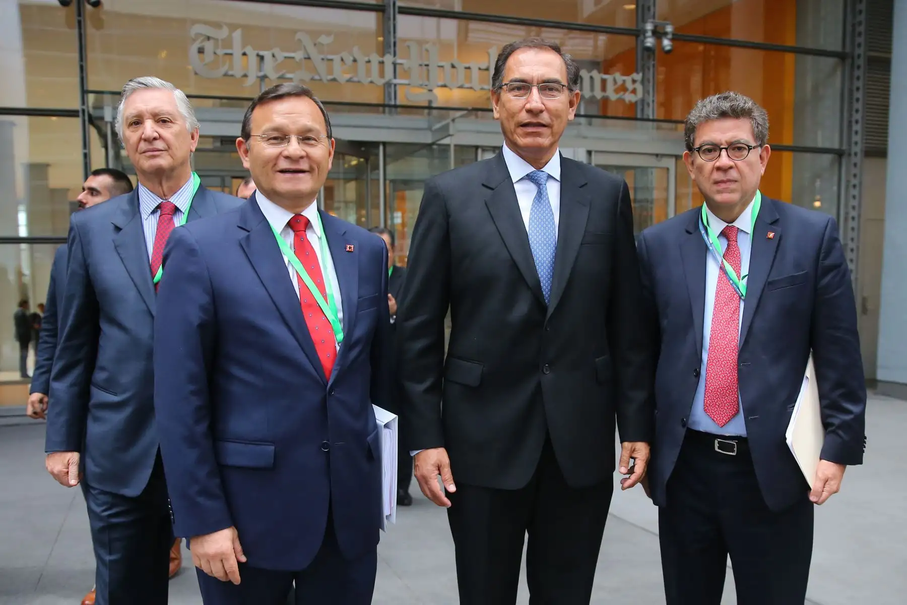 El presidente de la República, Martín Vizcarra, intervino en el segmento de Líderes del evento ‘La Semana del Clima’ que se llevó a cabo en la sede del New York Times, Estados Unidos. Foto: ANDINA/Juan Carlos Guzman/Prensa Presidencia