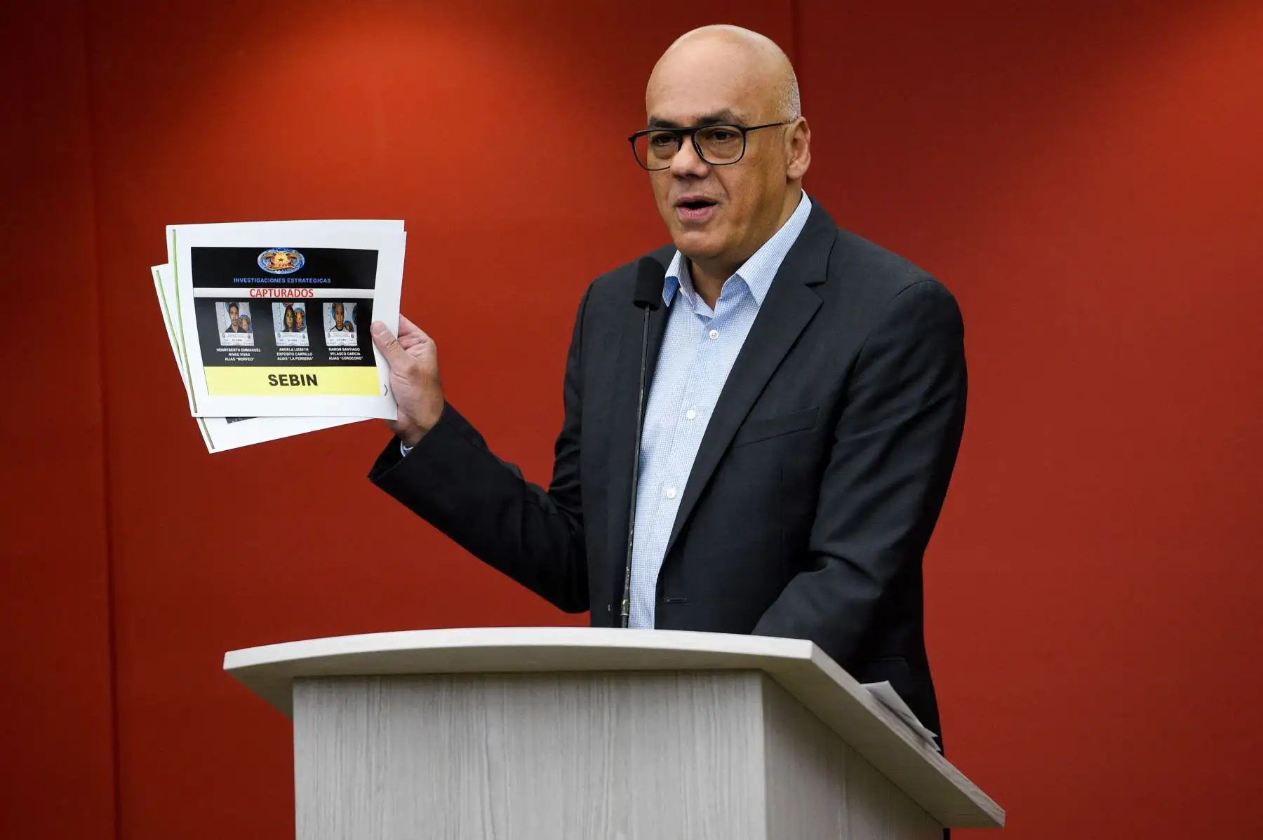 Ministro de Comunicación de Venezuela, Jorge Rodríguez Foto: EFE