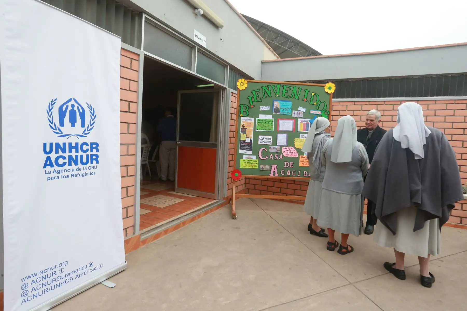 Episcopal Peruano de Asociación de Misioneros de San Carlos Scalabrinos de las Naciones Unidas para los refugiados, inaugura la casa de acogida al migrante" Beato Juan Bautista Scalabrini". Foto: ANDINA/Vidal Tarqui