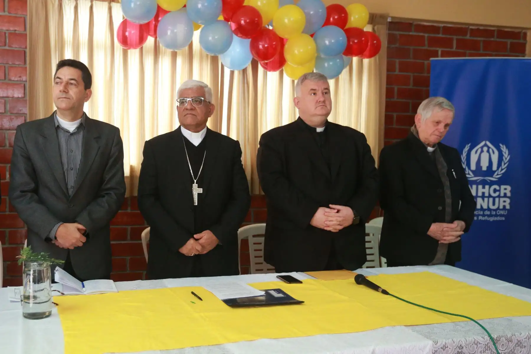 Episcopal Peruano de Asociación de Misioneros de San Carlos Scalabrinos de las Naciones Unidas para los refugiados, inaugura la casa de acogida al migrante" Beato Juan Bautista Scalabrini". Foto: ANDINA/Vidal Tarqui