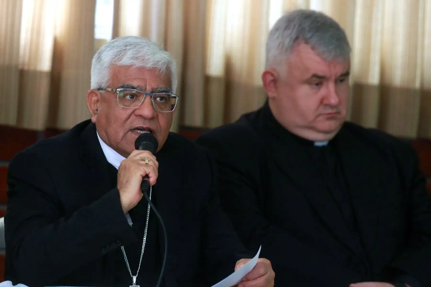 Episcopal Peruano de Episcopal Peruano de Asociación de Misioneros de San Carlos Scalabrinos de las Naciones Unidas para los refugiados, inaugura la casa de acogida al migrante" Beato Juan Bautista Scalabrini". Foto: ANDINA/Vidal Tarqui