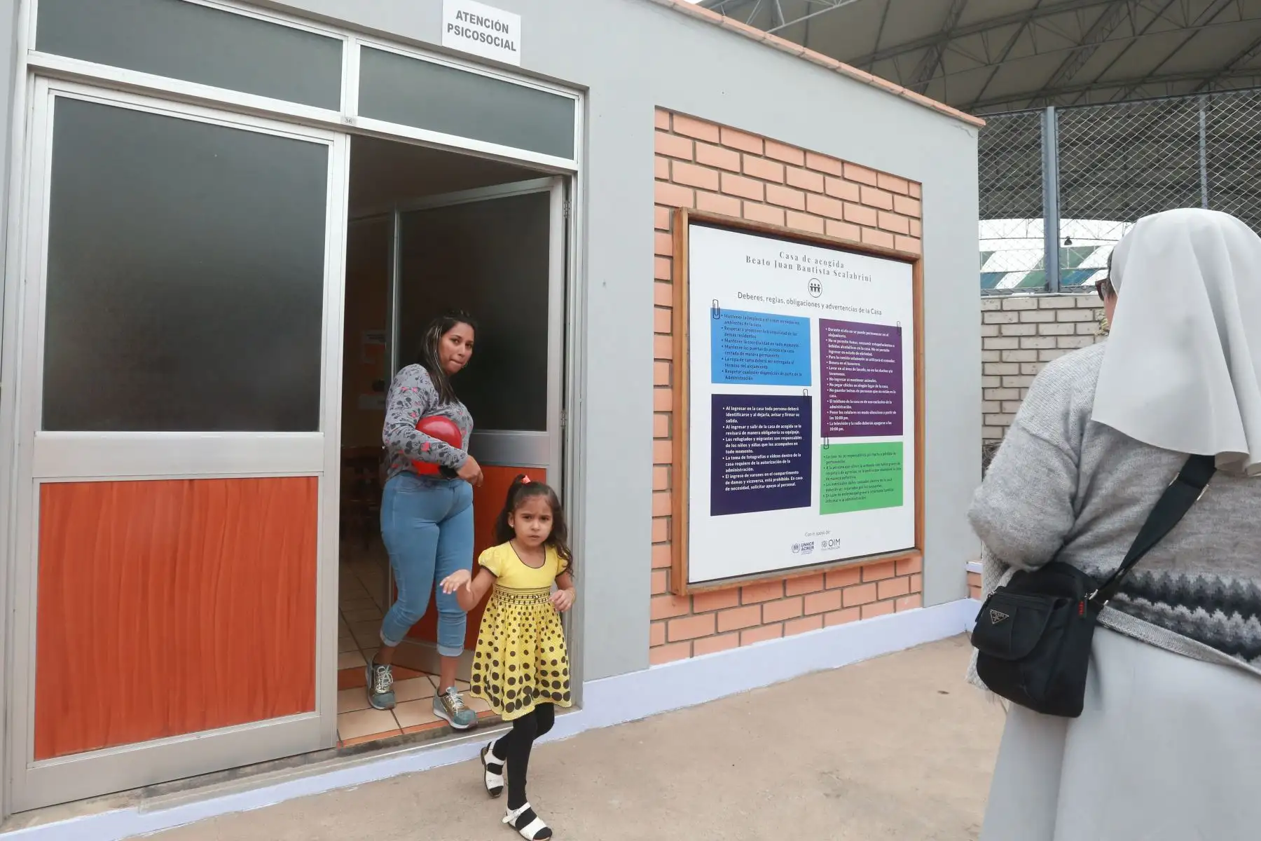 EEpiscopal Peruano de Asociación de Misioneros de San Carlos Scalabrinos de las Naciones Unidas para los refugiados, inaugura la casa de acogida al migrante" Beato Juan Bautista Scalabrini". Foto: ANDINA/Vidal Tarqui