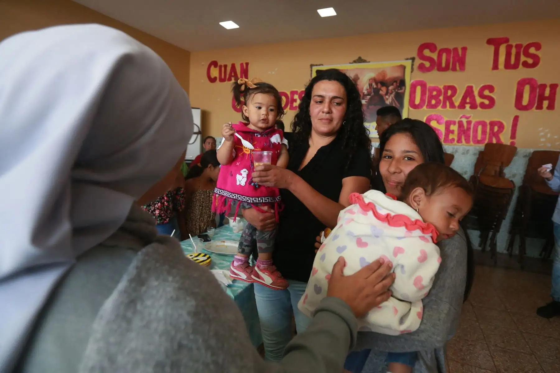 Episcopal Peruano de Asociación de Misioneros de San Carlos Scalabrinos de las Naciones Unidas para los refugiados, inaugura la casa de acogida al migrante" Beato Juan Bautista Scalabrini". Foto: ANDINA/Vidal Tarqui