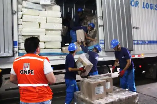 ONPE inicia el despliegue del material electoral para las elecciones municipales y regionales 2018. ANDINA/Difusión