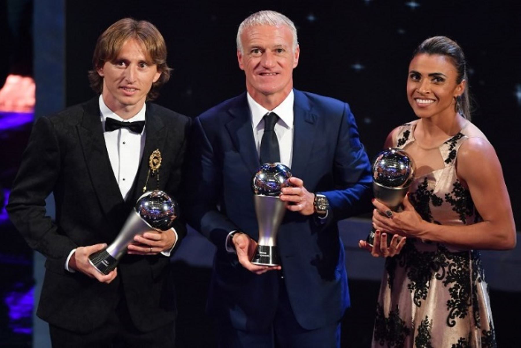 Modric, Marta, Deschamps fueron los más ganadores de los The Best