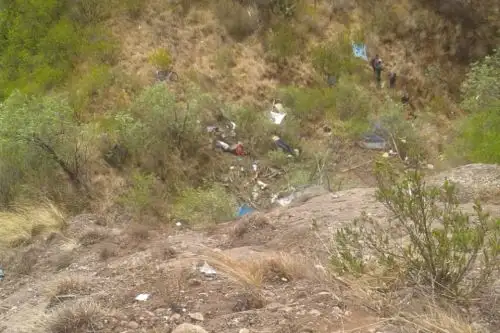 Accidente se registró esta tarde en el sector Anra Tincoc de la carretera Cusco-Paruro-Chumbivilcas.