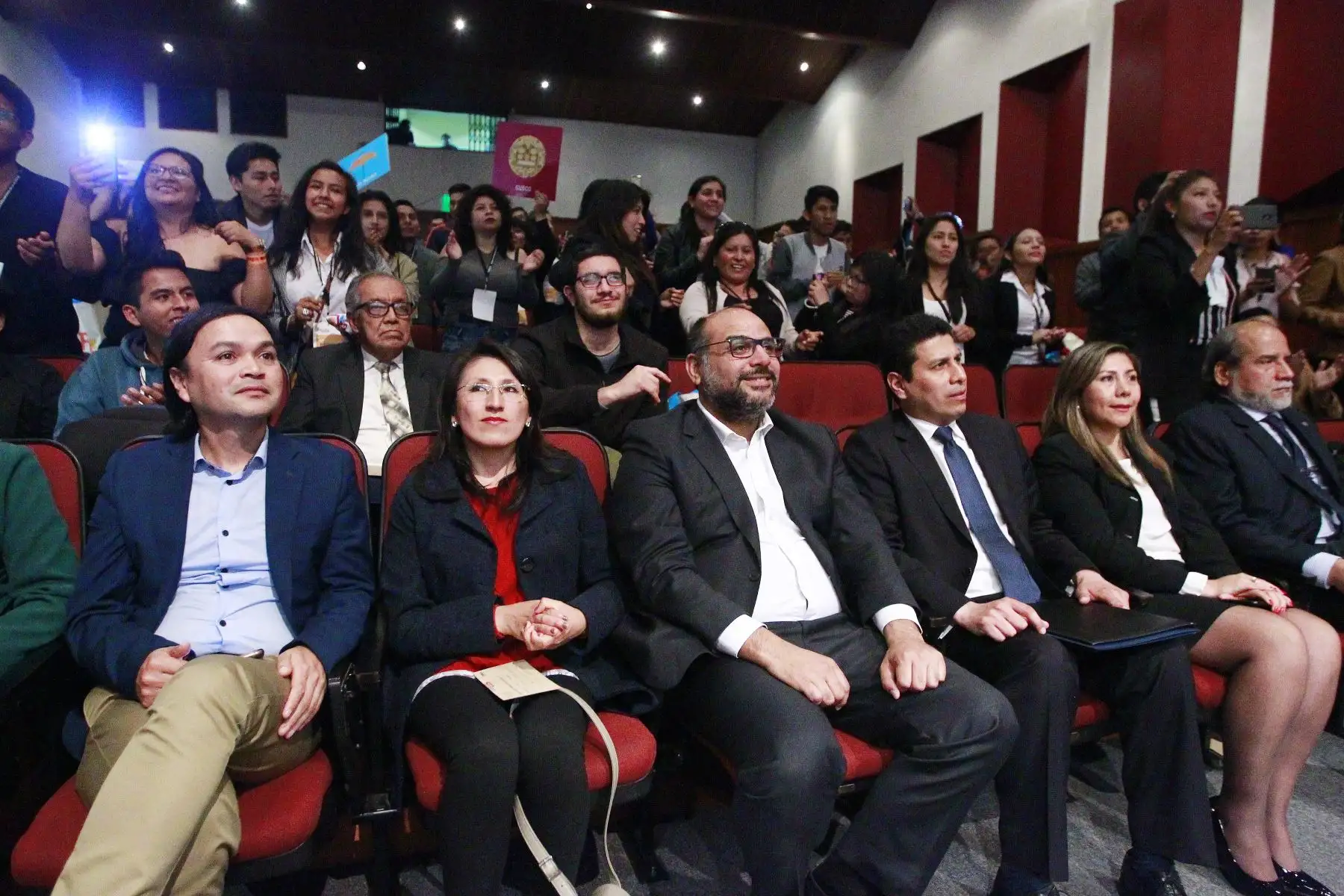 Ministro de Educación, Daniel Alfaro Paredes participa en el recital de Internos del penal " Sarita Colonia " en la clausura  del evento Premio Nacional de la  juventud . Foto: ANDINA/Eddy Ramos.