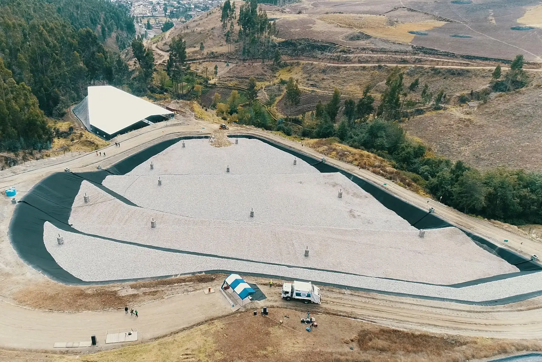 un relleno sanitario similar a este se inaugura hoy en la provincia de Jauja. ANDINA/Difusión