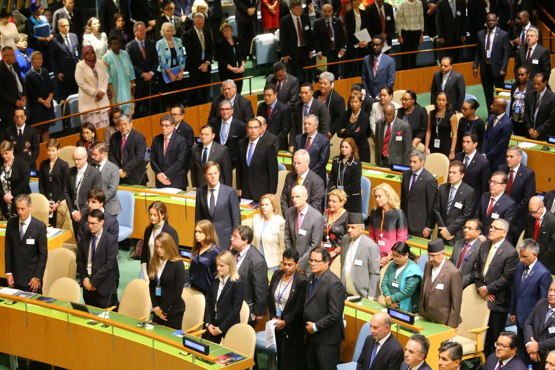 Jefe de Estado, Martín Vizcarra, participa en la inauguración en el 73° Periodo de Sesiones de la Asamblea General de las Naciones Unidas, que se realiza en Nueva York, Estados Unidos.Foto: ANDINA/Juan Carlos Guzman/Prensa Presidencia