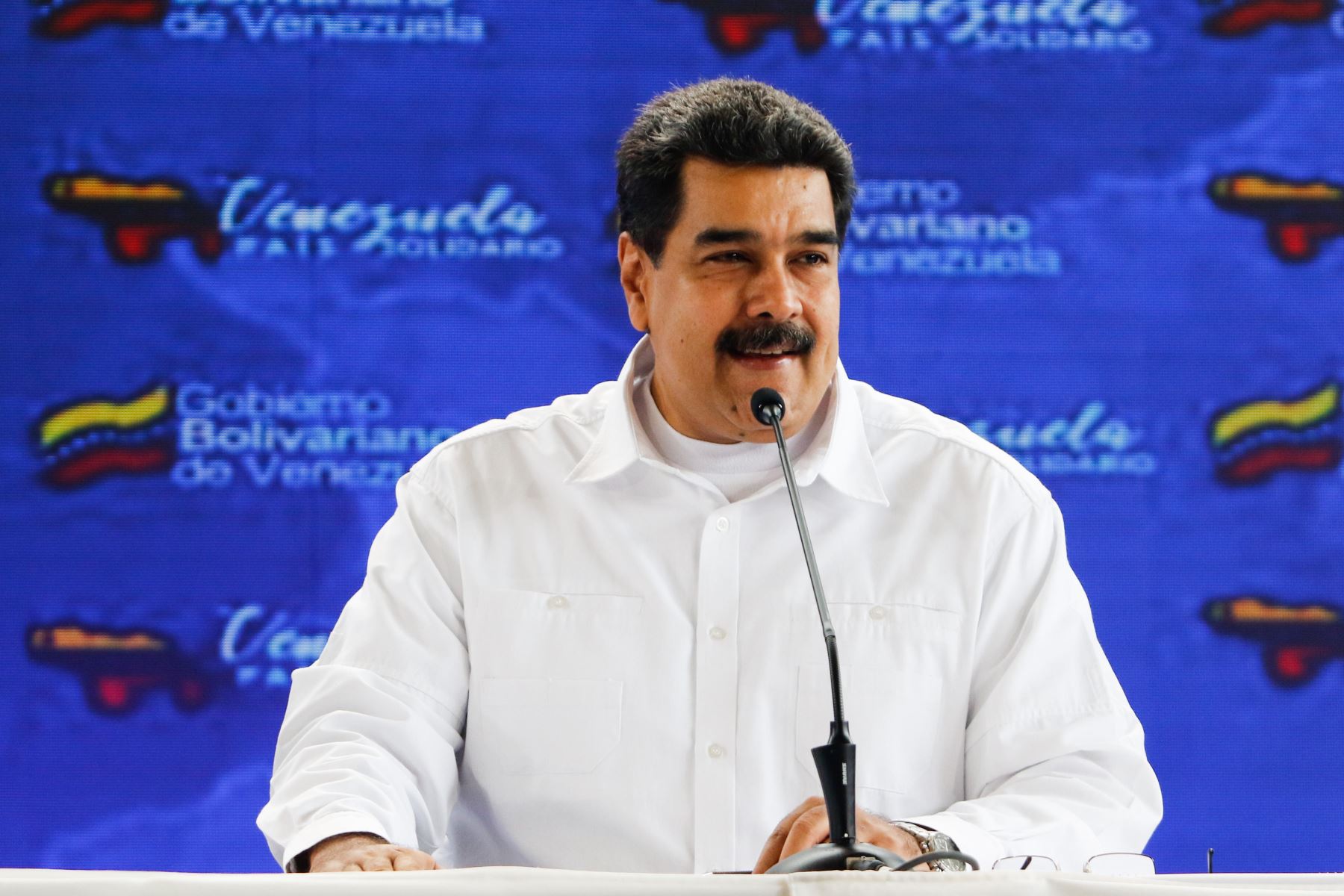 Maduro deploró la sanción del Departamento del Tesoro de Estados Unidos contra su "círculo cercano", incluida su esposa. Foto: EFE.