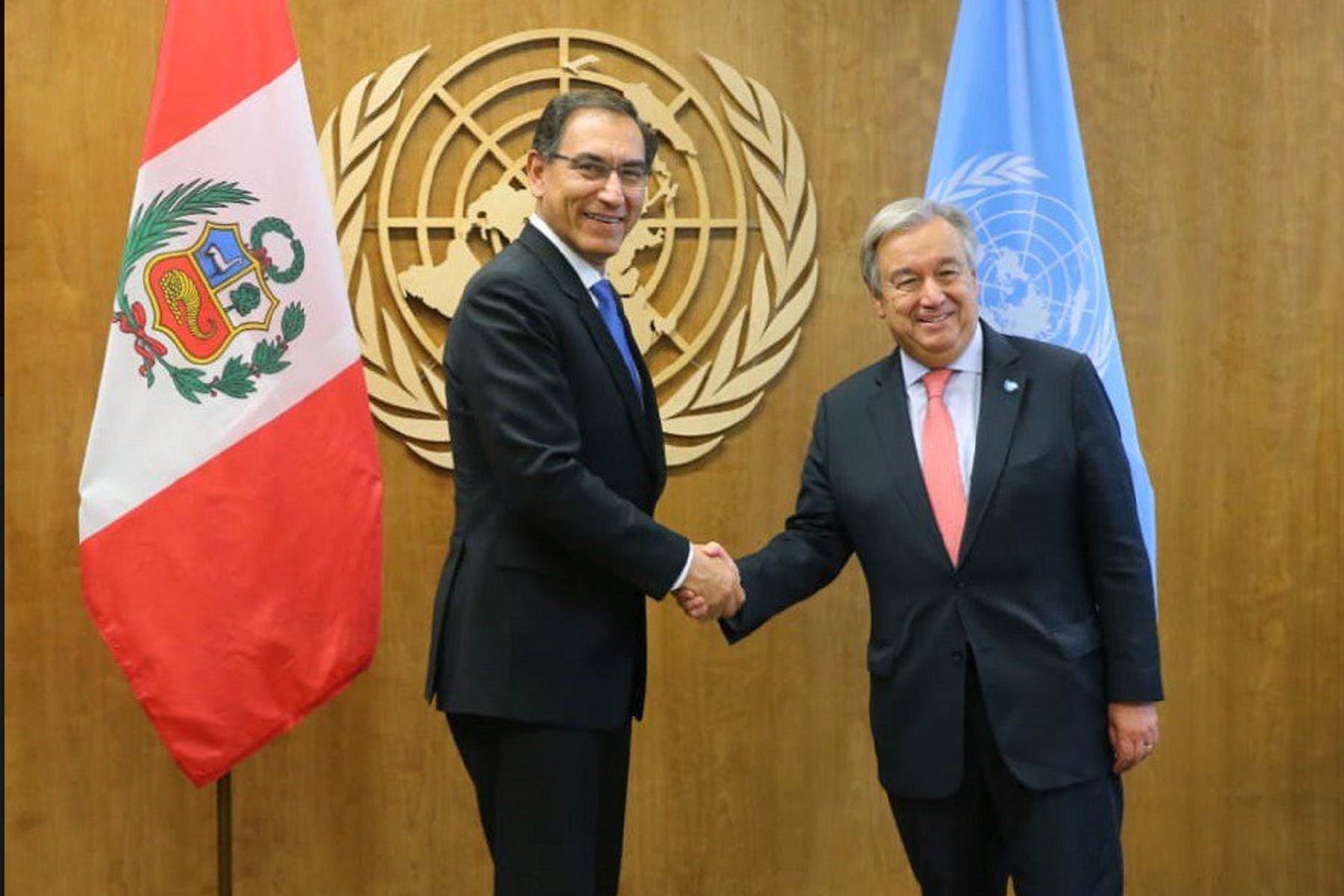 Presidente Vizcarra se reunió con Secretario General de la ONU