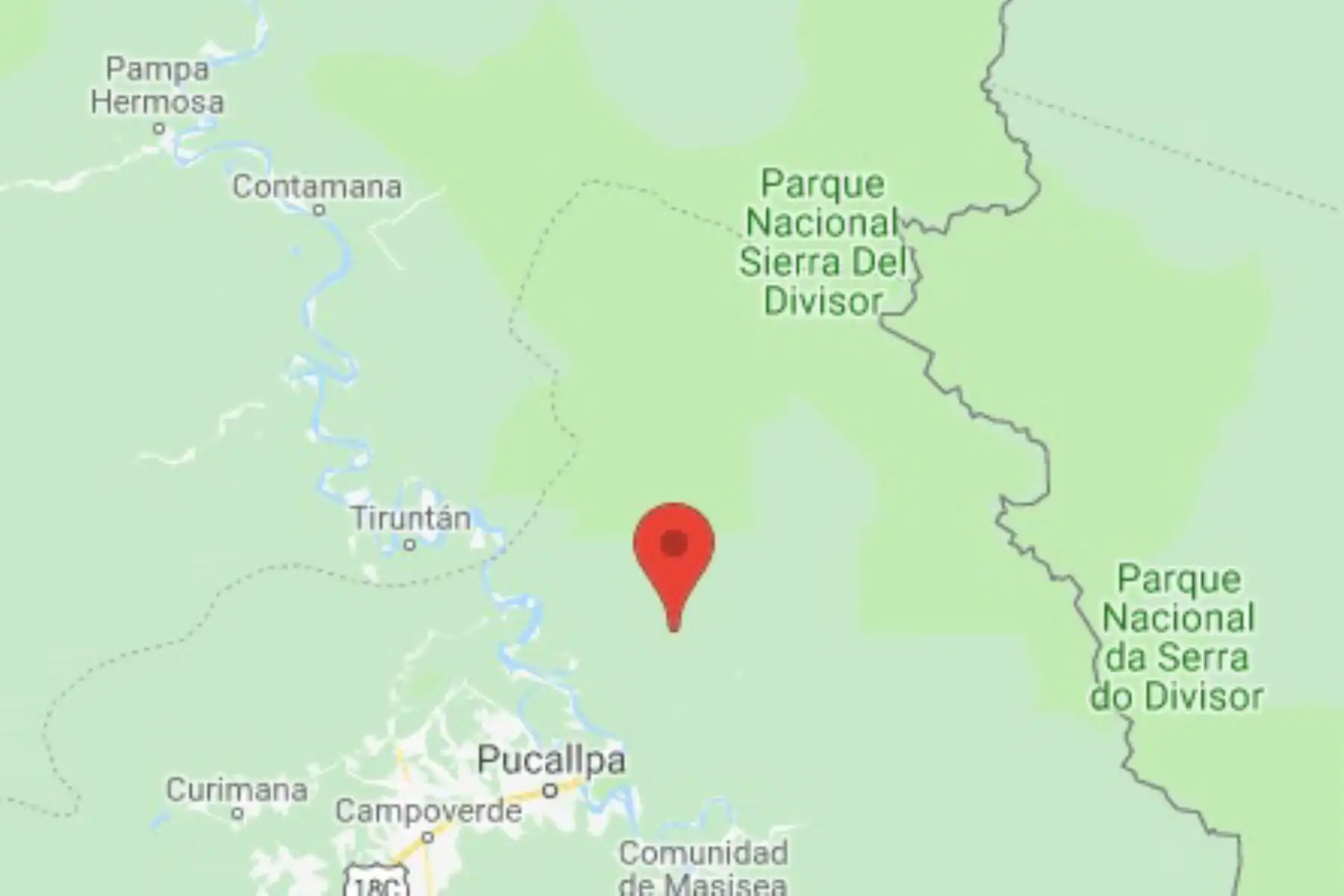 Sismo en la ciudad de Pucallpa, región Ucayali.