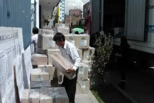 Material electoral para comicios del 7 de octubre ya está en ODPE Huancayo