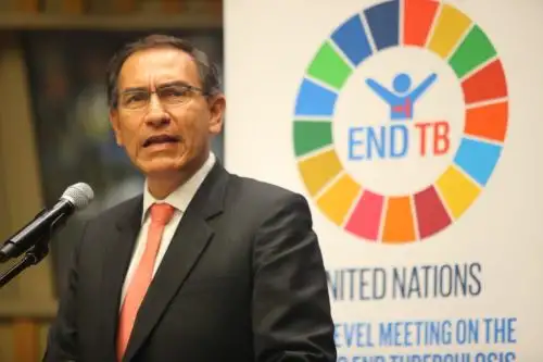 Presidente Martín Vizcarra participó en sesión de alto nivel de lucha contra la tuberculosis.