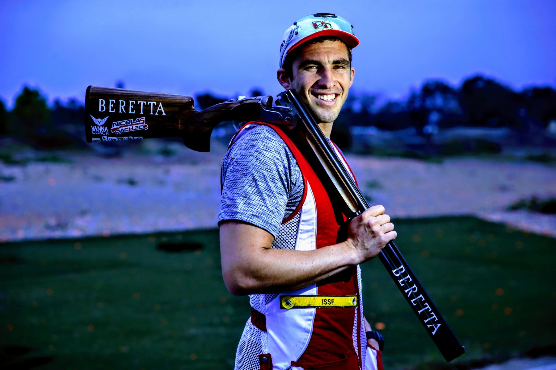 Nicolás Pacheco forma parte del equipo de tiro que nos representará en los Juegos Panamericanos. Foto: ANDINA/Luis Iparraguirre.