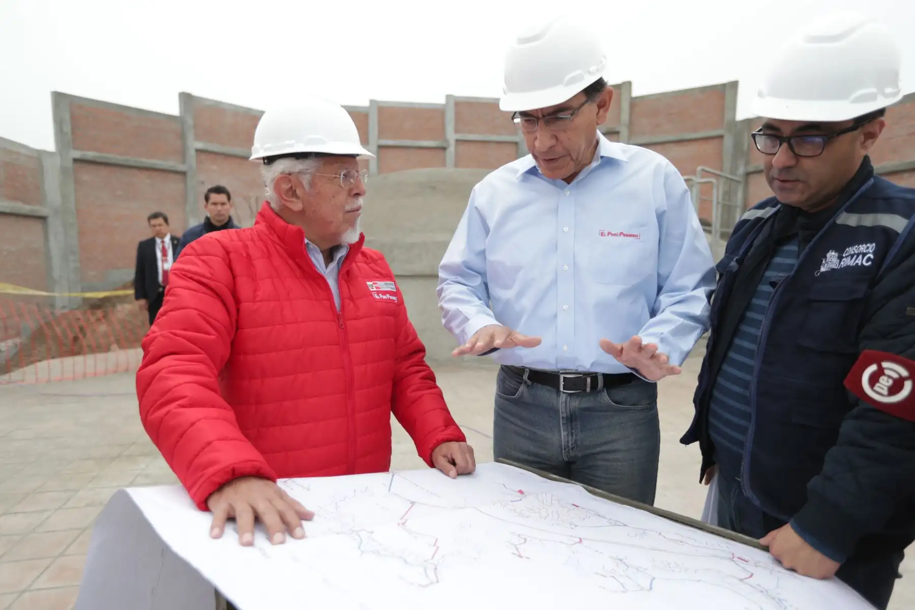 Jefe de Estado, Martín Vízcarra, inspecciona la ampliación de los sistemas de agua potable y alcantarillado en San Juan de Amancaes - Rímac. Foto: ANDINA/Carlos Lezama/Prensa Presidencia