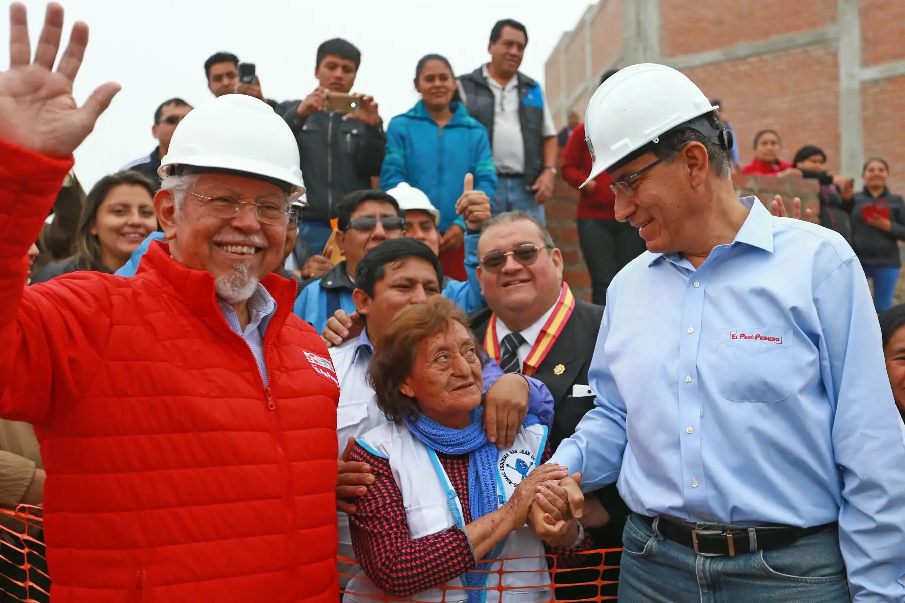 Jefe de Estado, Martín Vízcarra, inspecciona la ampliación de los sistemas de agua potable y alcantarillado en San Juan de Amancaes - Rímac. Foto: ANDINA/Carlos Lezama/Prensa Presidencia