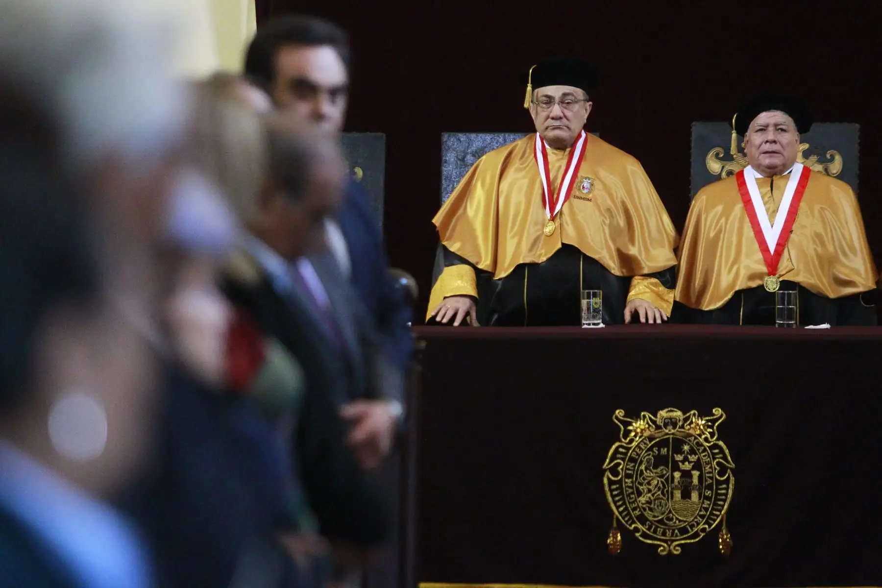 Universidad Nacional Mayor de San Marcos otorga honoris causa al educador Idel Vexler Talledo. Foto: ANDINA/Eddy Ramos