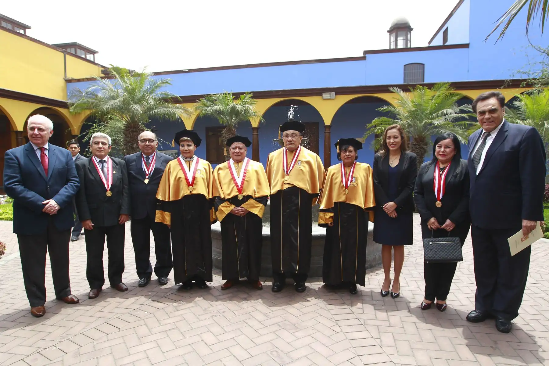 Universidad Nacional Mayor de San Marcos otorga honoris causa al educador Idel Vexler Talledo. Foto: ANDINA/Eddy Ramos