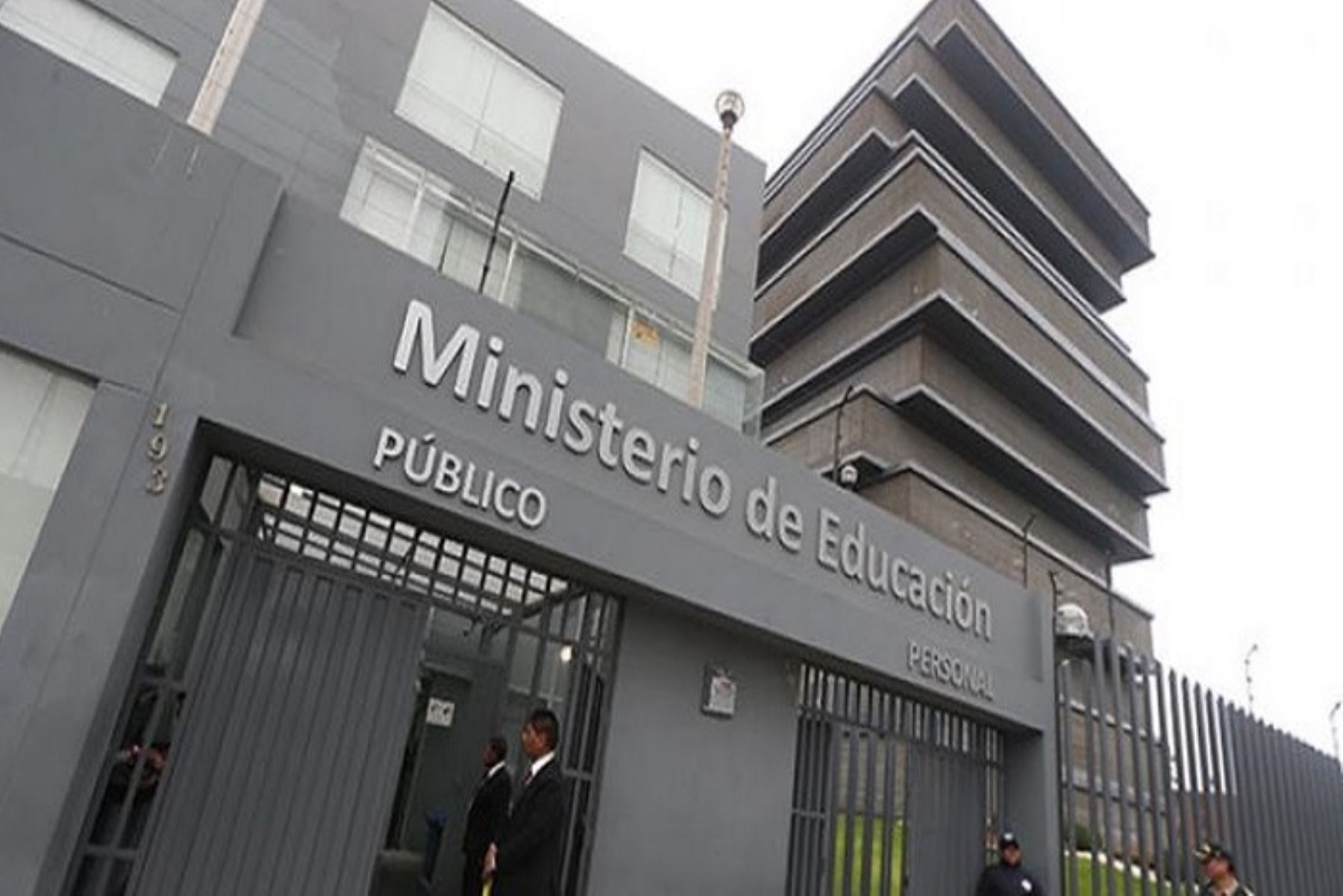 Ministerio de Educación. Foto: Andina