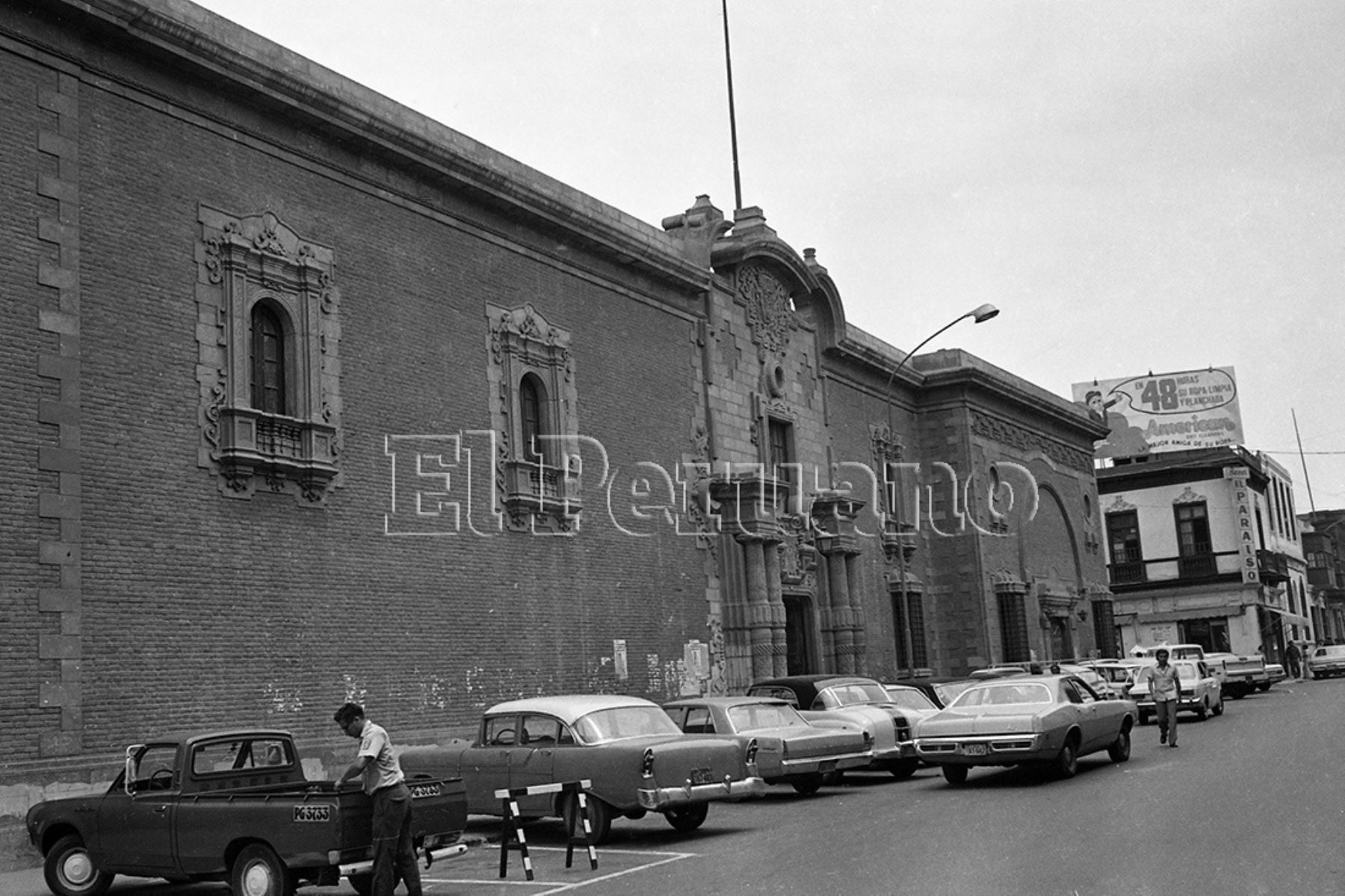 Escuela Nacional de Bellas Artes (1975). Foto: Archivo Histórico de EL PERUANO / Virgilio Molero