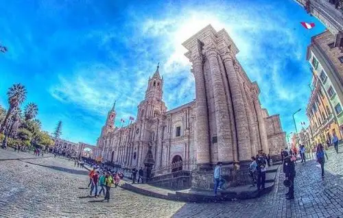 Fotografía de la Catedral de Arequipa. Foto: Facebook/Wiki Love Monuments