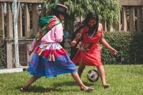 Conozca a las guerreras del fútbol femenino escolar. ANDINA/archivo