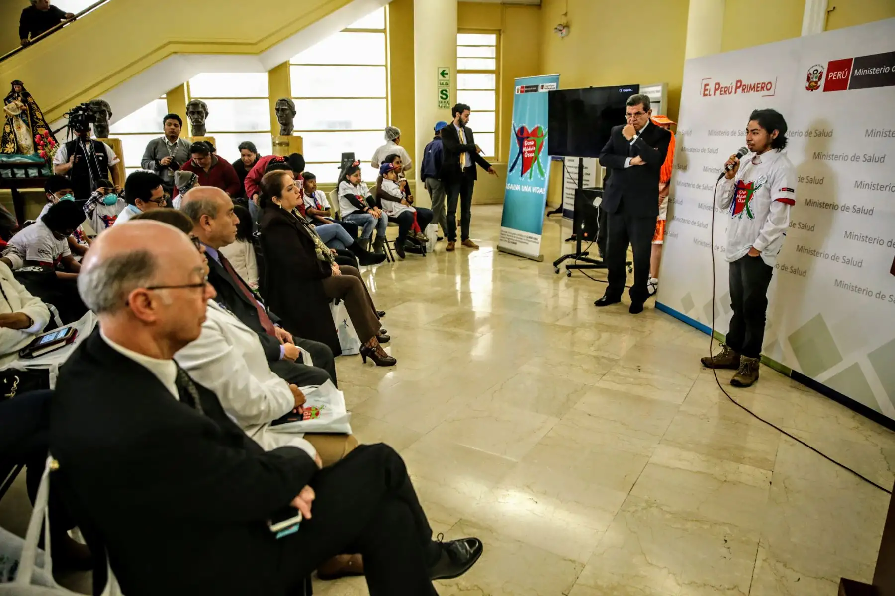 MINSA reconoce a niños transplantados en su sede central. Foto: ANDINA/Luis Iparraguirre