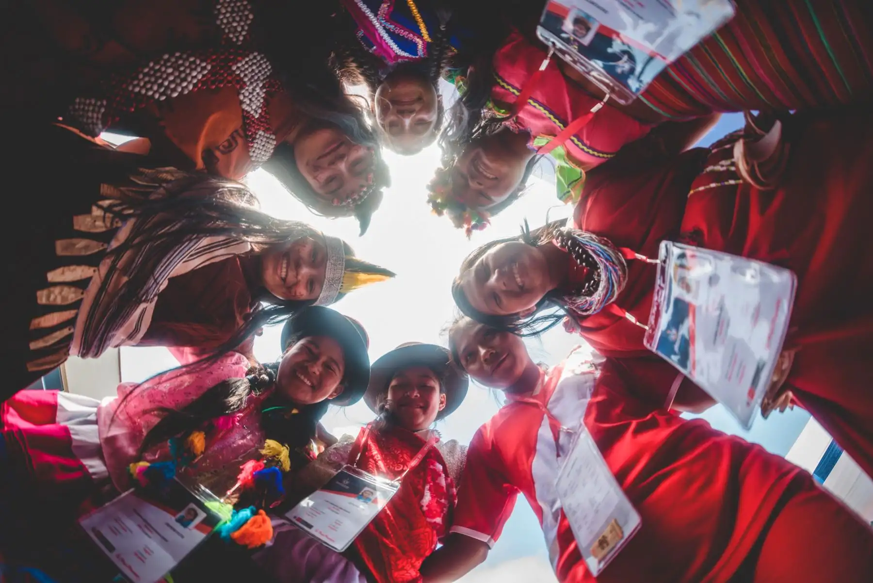Para la mayoría de las adolescentes de las 11 comunidades que participan en el campeonato de la JDEN es la primera vez que salen de sus comunidades, que toman un avión y llegan a Lima. 
Foto: ANDINA/Difusión