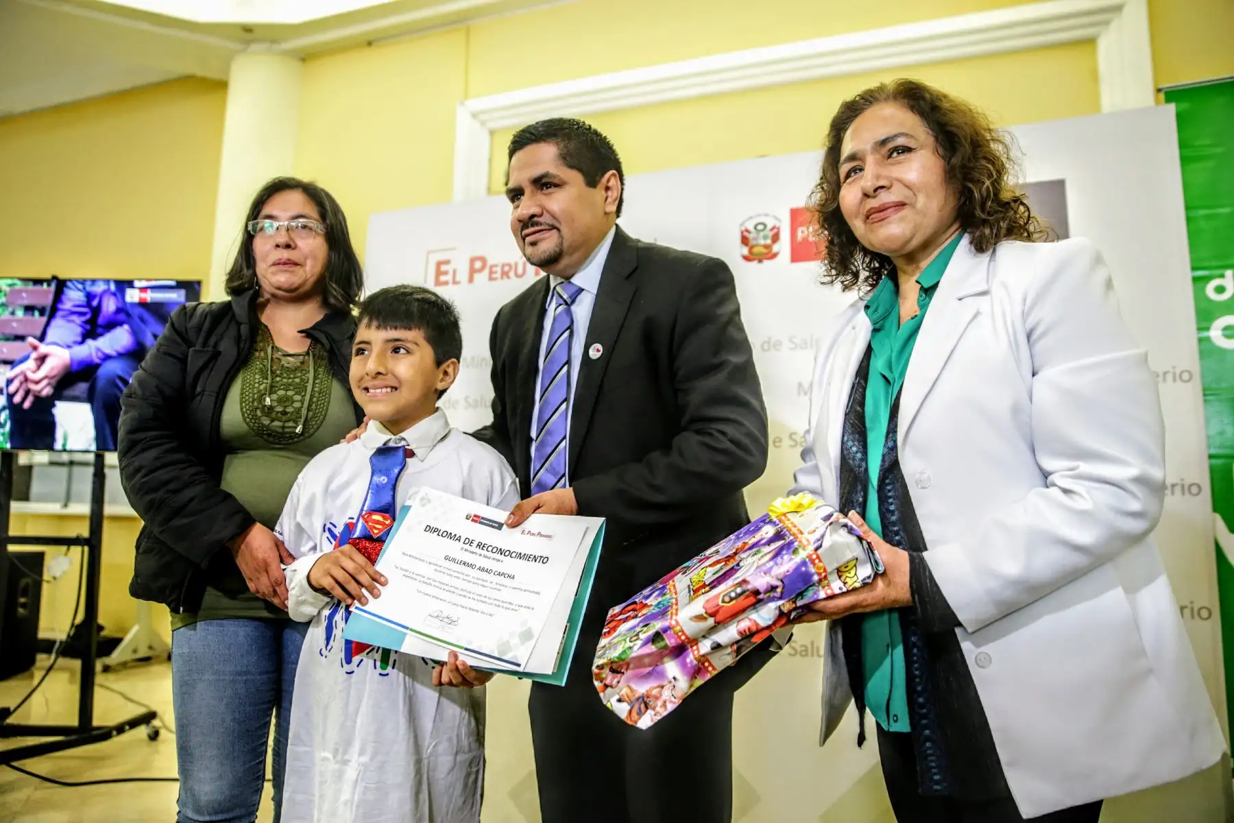 MINSA reconoce a niños transplantados en su sede central. Foto: ANDINA/Luis Iparraguirre