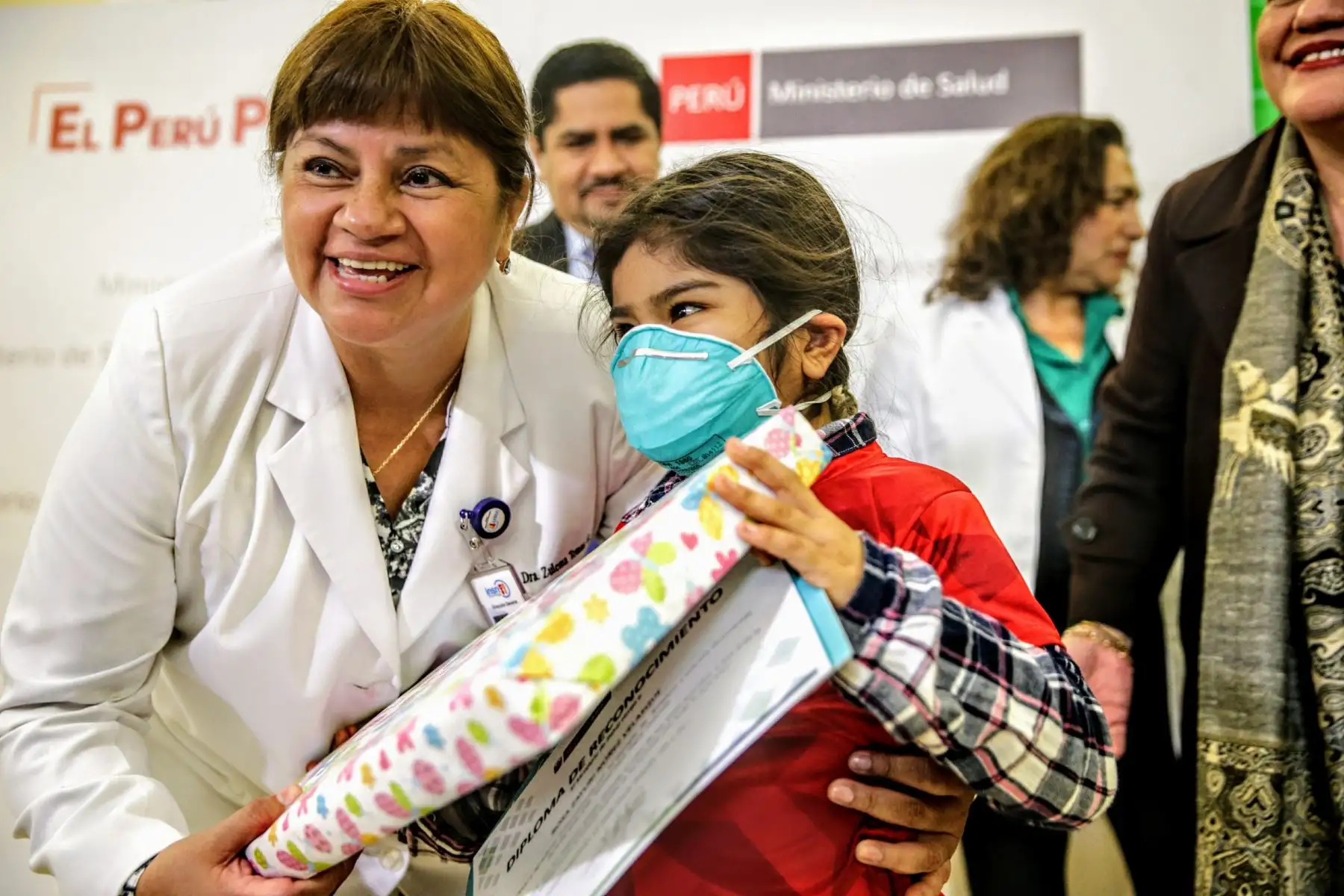 MINSA reconoce a niños transplantados en su sede central. Foto: ANDINA/Luis Iparraguirre